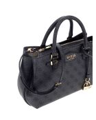 Katya Girlfriend Handtasche mit kohlefarbenem Logo - 29x20x10 cm