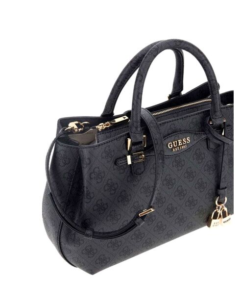 Katya Girlfriend Handtasche mit kohlefarbenem Logo - 29x20x10 cm