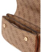 Dea Schultertasche mit Klappe und Latte-Logo - 21,5x11,5x7 cm