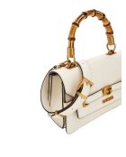 Bolso Sibel Tri Comp con asa superior en forma de piedra, 24 x 13 x 6 cm