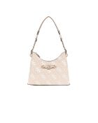 Izzy Schultertasche mit Reißverschluss und Sandlogo - 29x17x8,5 cm