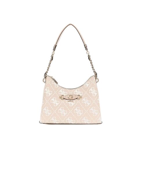 Izzy Schultertasche mit Reißverschluss und Sandlogo - 29x17x8,5 cm