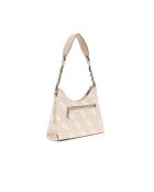 Izzy Schultertasche mit Reißverschluss und Sandlogo - 29x17x8,5 cm
