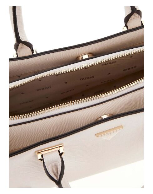 Cremefarbene Rosalba Girlfriend Handtasche - 32x19x12 cm