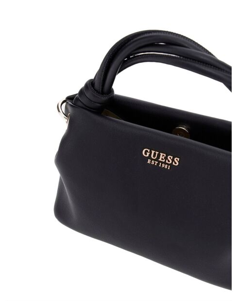 Sac bandoulière Sansa à poignée supérieure noir - 23x15x12 cm