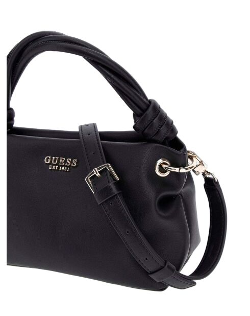 Sac bandoulière Sansa à poignée supérieure noir - 23x15x12 cm