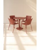 Montauk Brick Tischset aus Polypropylen und Metall, 4 Stühle