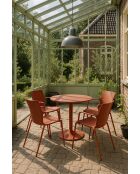 Montauk Brick Tischset aus Polypropylen und Metall, 4 Stühle