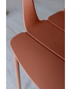 Montauk Brick Tischset aus Polypropylen und Metall, 4 Stühle