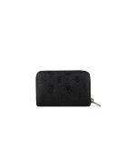 Cresidia II SLG middelgrote portemonnee met ritssluiting en zwart logo - 14x9,5x2,5 cm