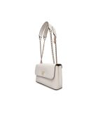 Bolso de hombro convertible Daryna II Xbody blanco roto - 25x14x7 cm
