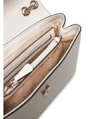 Bolso de hombro convertible Daryna II Xbody blanco roto - 25x14x7 cm