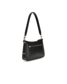 Daryna II schoudertas met ritssluiting aan de bovenkant zwart - 23x16x6 cm