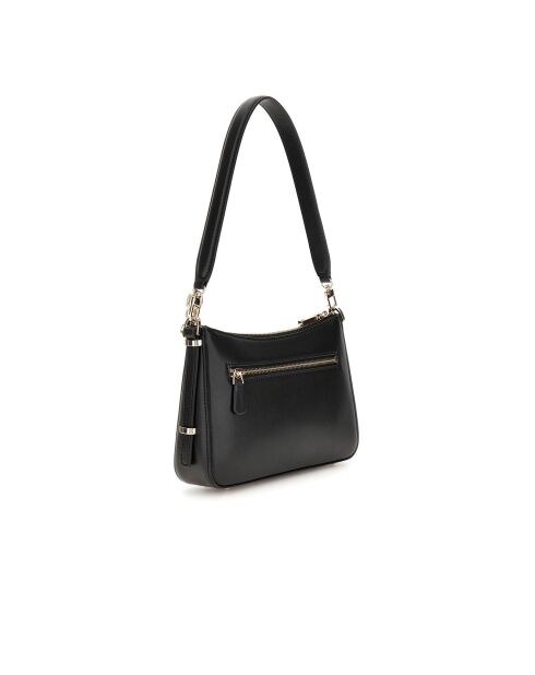 Daryna II Schultertasche mit Reißverschluss oben schwarz - 23x16x6 cm