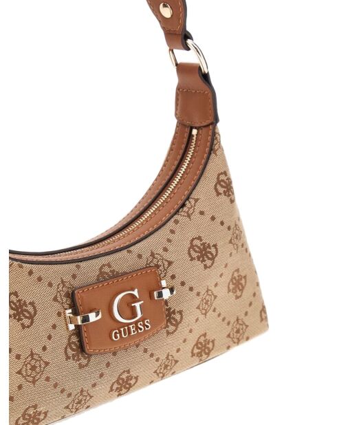 Neda Schultertasche mit Reißverschluss oben mit Latte-Logo - 27x11x4,5 cm