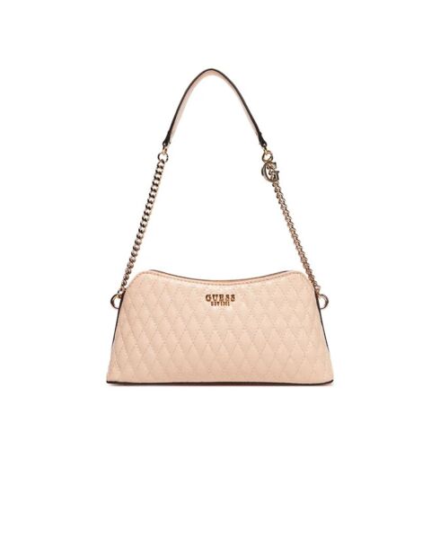 Bandolera Betula con cierre de cremallera en la parte superior color albaricoque - 25x13x8 cm