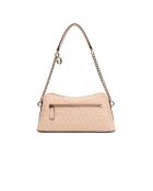 Bandolera Betula con cierre de cremallera en la parte superior color albaricoque - 25x13x8 cm