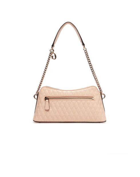 Bandolera Betula con cierre de cremallera en la parte superior color albaricoque - 25x13x8 cm