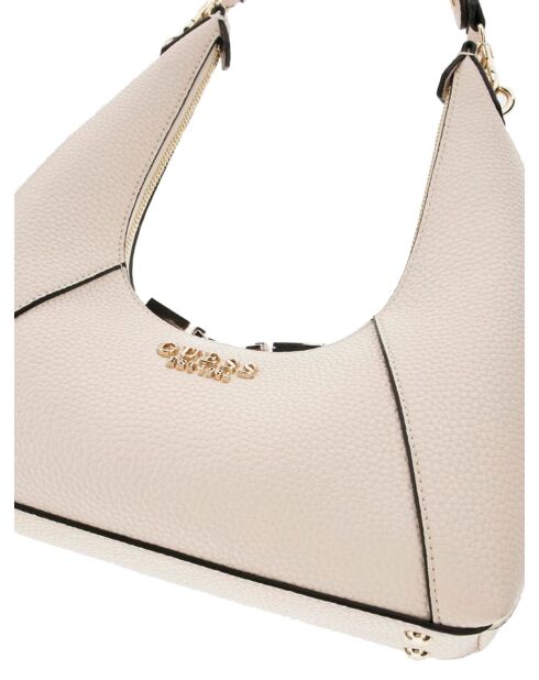 Calista Top schoudertas met ritssluiting aan de bovenkant gebroken wit - 26x12x8 cm