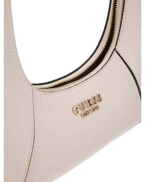 Calista Top schoudertas met ritssluiting aan de bovenkant gebroken wit - 26x12x8 cm