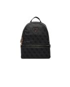 Follie rugzak klein model met houtskoollogo - 23x28x14 cm