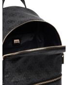 Follie rugzak klein model met houtskoollogo - 23x28x14 cm