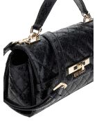 Idra schwarze Handtasche mit Griff - 24x11x8 cm