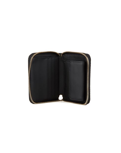 Portefeuille Cresidia II SLG petit format à fermeture éclair avec logo noir - 11x9x2.5 cm