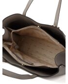 Meridian II Girlfriend donkertaupe draagtas - 37x29x11 cm