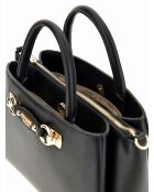 Bolso negro Mimina Girlfriend - 20x30x11 cm