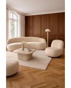 Beiger Drehsessel Marlo - 81x95x74 cm