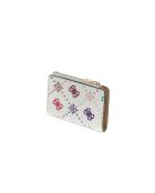 Porta carte Emelie SLG multicolore con zip e logo - 12x8x2 cm