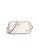 Rosalba Schultertasche mit Reißverschluss, cremefarben - 24x14x4 cm