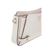 Rosalba Schultertasche mit Reißverschluss, cremefarben - 24x14x4 cm