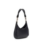 Sac bandoulière Mimina Mini Hobo Crossbody noir - 14x27x7 cm