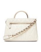 Bolso Aldina Girlfriend blanco roto - 28x20x7 cm