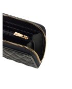 Portefeuille Atabey SLG moyen à fermeture éclair noir - 14x9x2.5 cm