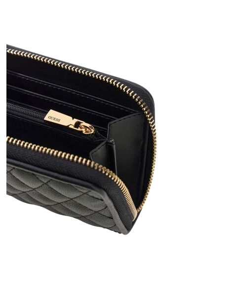 Portefeuille Atabey SLG moyen à fermeture éclair noir - 14x9x2.5 cm