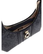 Erenia schoudertas met ritssluiting aan de bovenkant met antracietkleurig logo - 23x21x6 cm