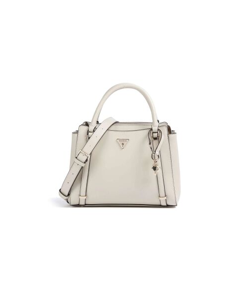 Daryna II Handtasche mit zwei Fächern, cremefarben - 29x24x10 cm