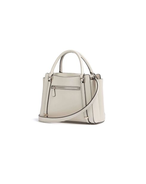 Daryna II Handtasche mit zwei Fächern, cremefarben - 29x24x10 cm