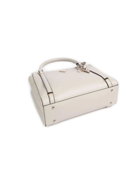 Daryna II Handtasche mit zwei Fächern, cremefarben - 29x24x10 cm