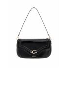 Black Dea schoudertas met klep - 29x15x6 cm