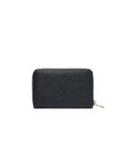 Portefeuille Laurel II SLG moyen à fermeture éclair noir - 14x9x3 cm