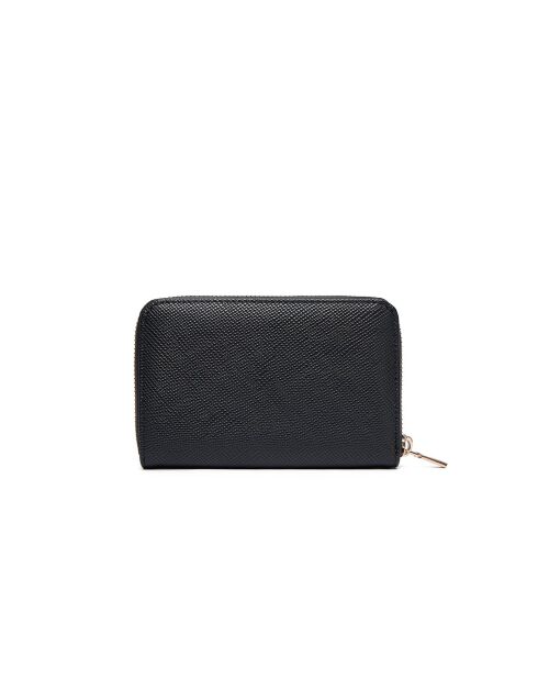 Portefeuille Laurel II SLG moyen à fermeture éclair noir - 14x9x3 cm