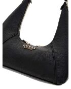 Calista Top schoudertas met ritssluiting aan de zwarte bovenkant - 26x12x8 cm