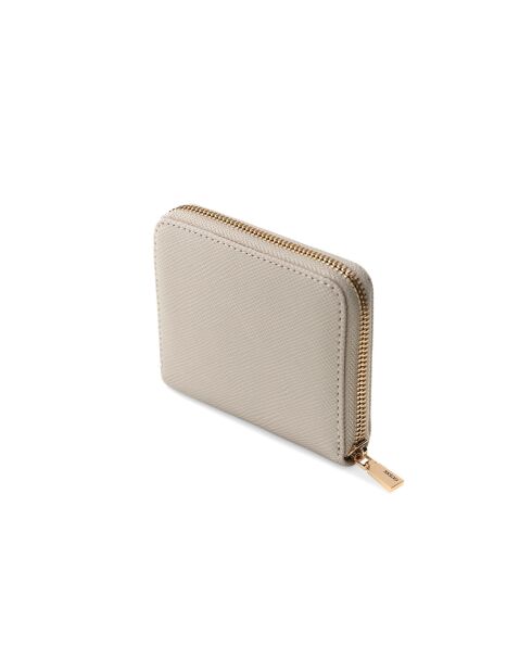 Laurel II SLG kleine Geldbörse mit taupefarbenem Reißverschluss - 11x9x2 cm