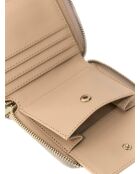 Laurel II SLG kleine Geldbörse mit taupefarbenem Reißverschluss - 11x9x2 cm