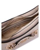 Mimina schoudertas met ritssluiting op de stenen bovenkant - 29x14x7 cm