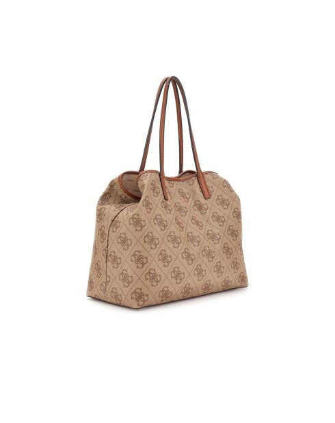 Erenia 2-in-1 grote draagtas met latte-logo - 40x20x34 cm